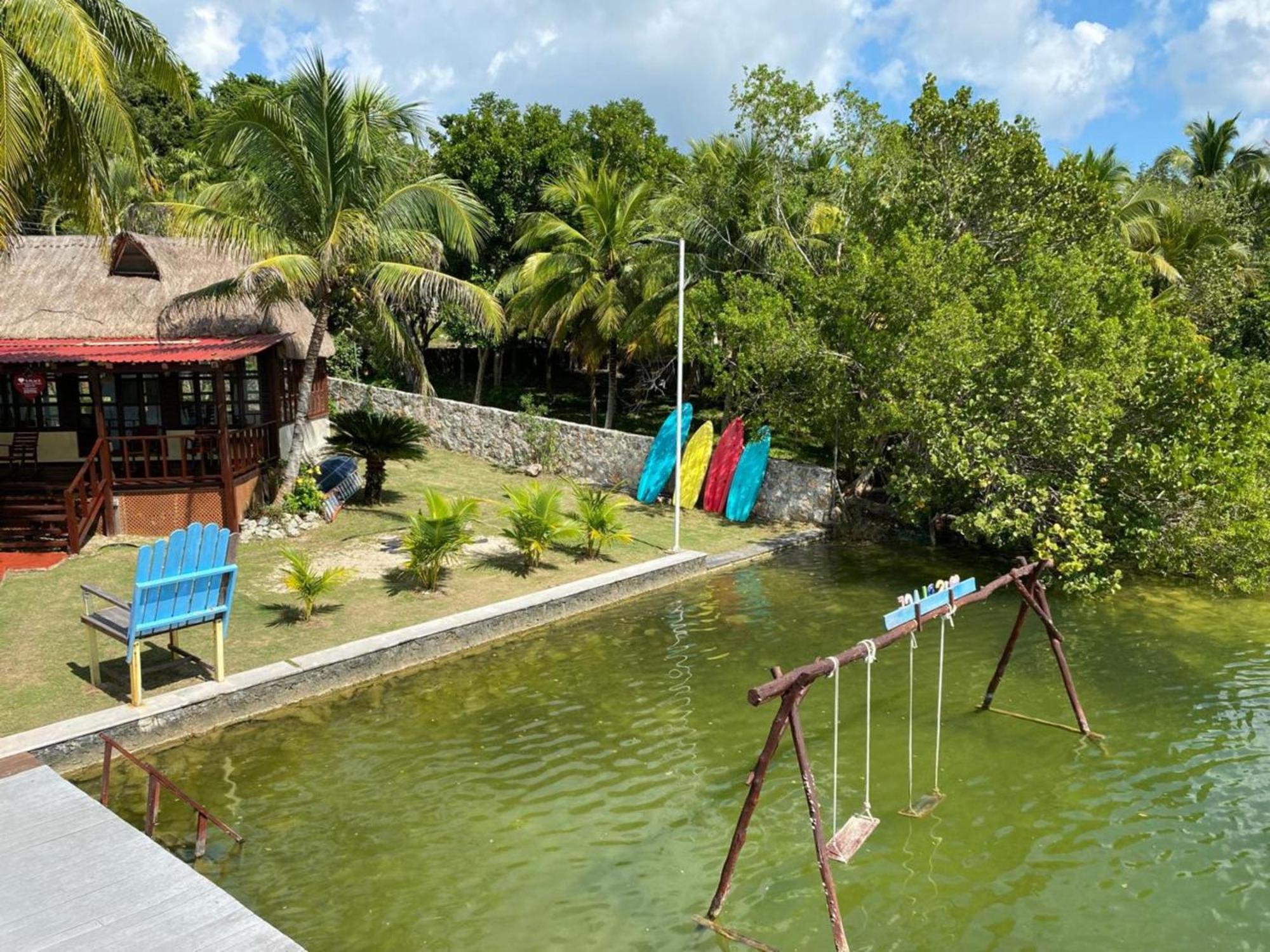 Coras Place Bacalar Lagoon Front Zewnętrze zdjęcie