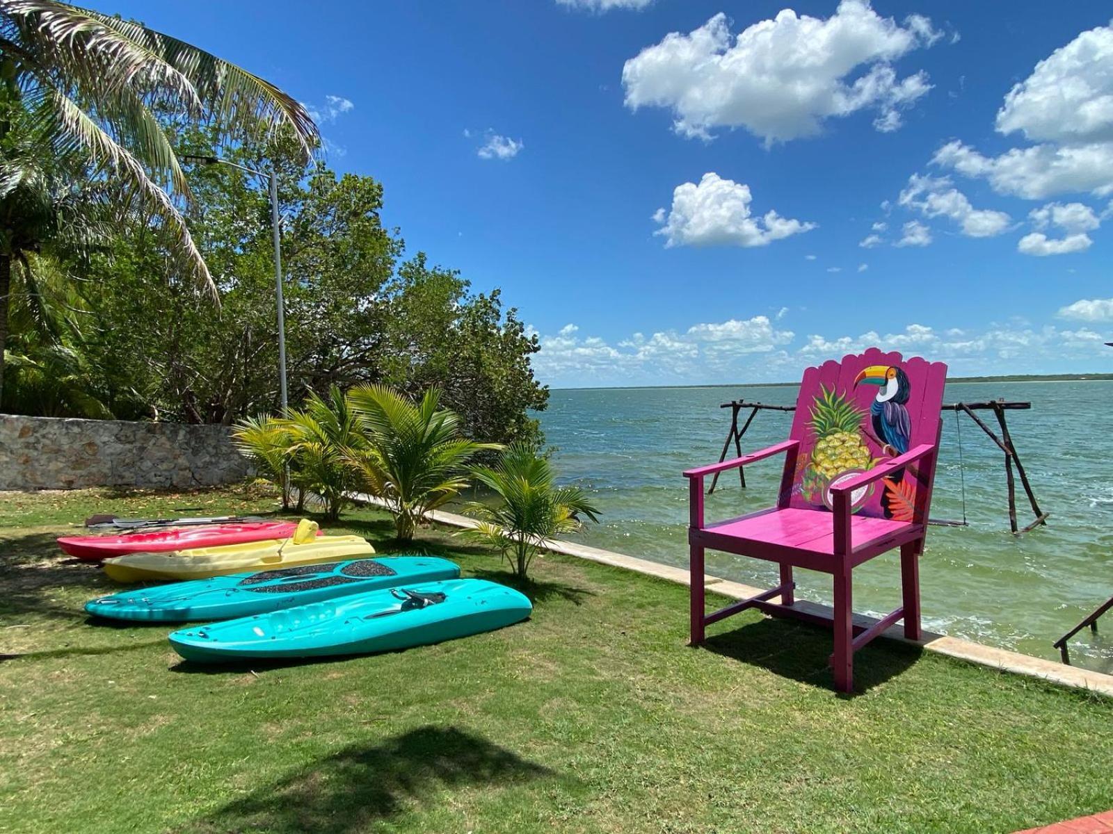 Coras Place Bacalar Lagoon Front Zewnętrze zdjęcie